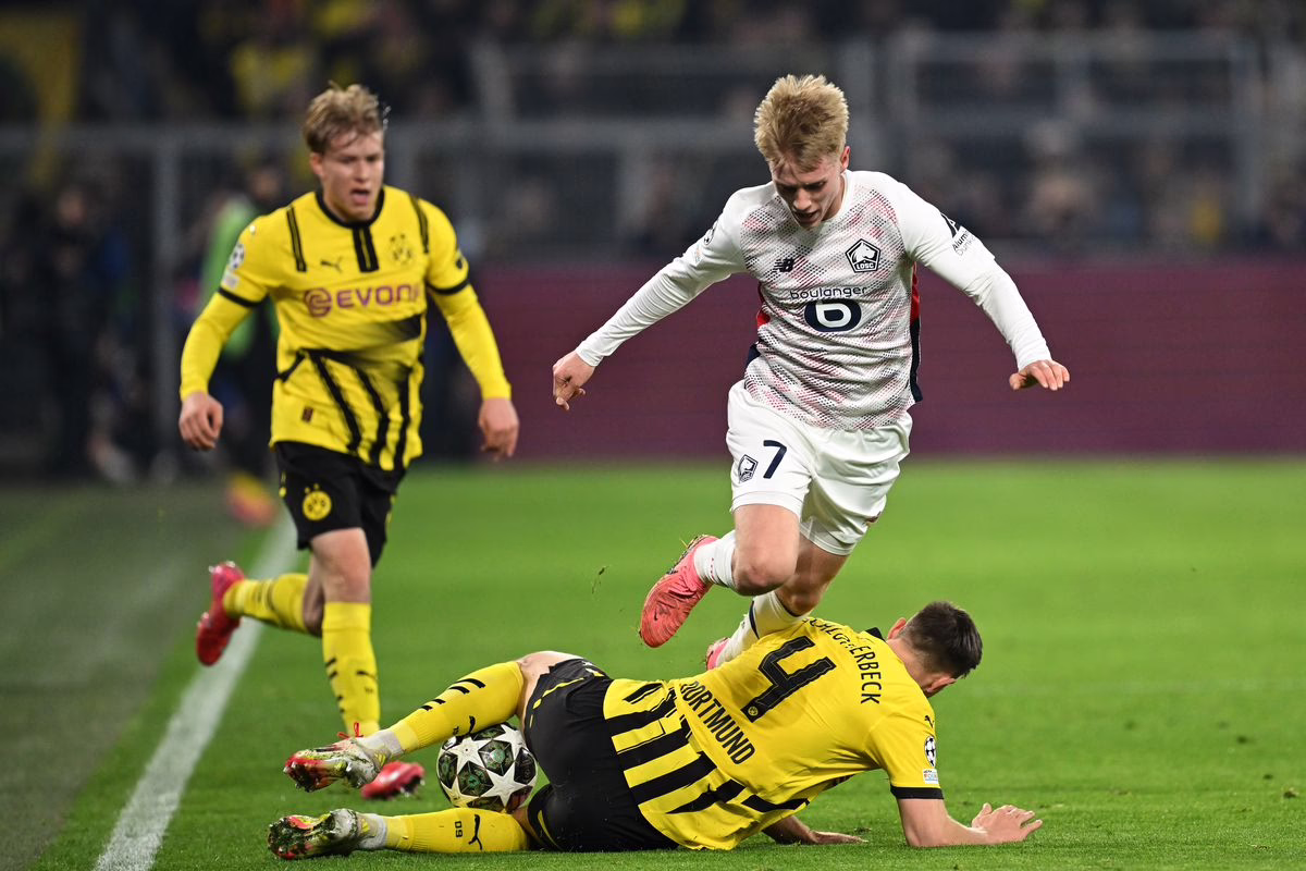 Lille y Dortmund se juegan el pase a cuartos en un duelo de alto voltaje