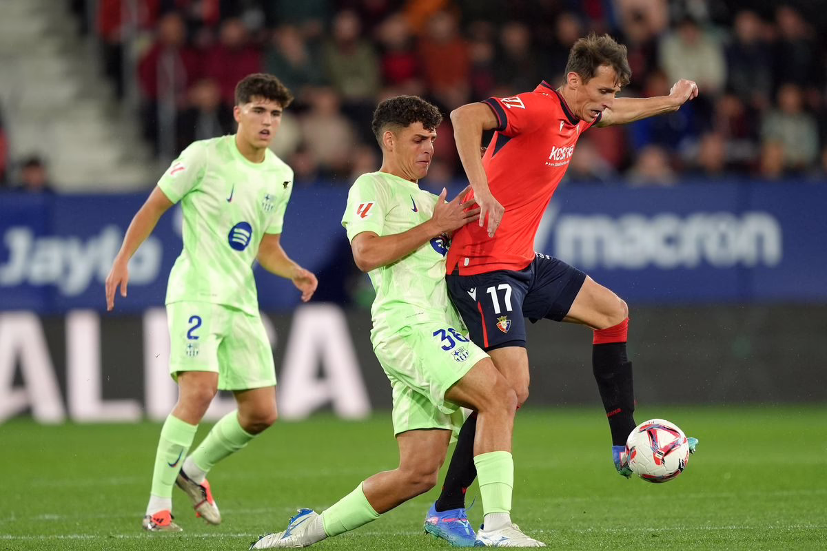 Barcelona busca extender su racha ganadora ante Osasuna